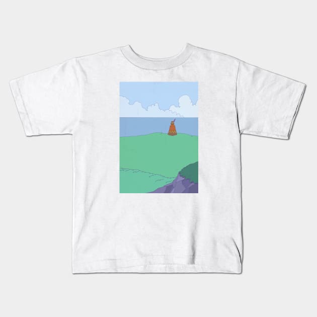 Lonely waiting Kids T-Shirt by DikaOtter